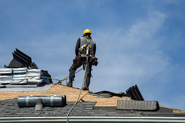 Professional Flat Roof Repair technician working in Cassville, MO